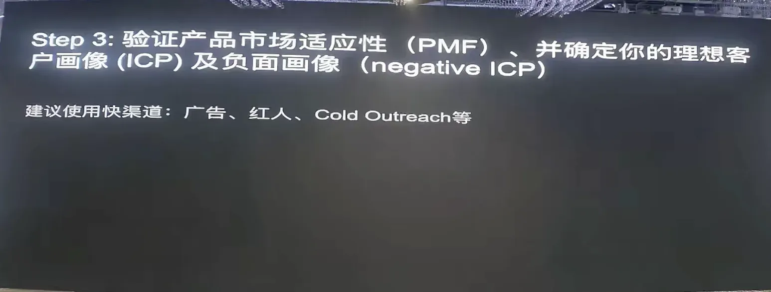 Step 3: Validate PMF, identify ICP and negative images
