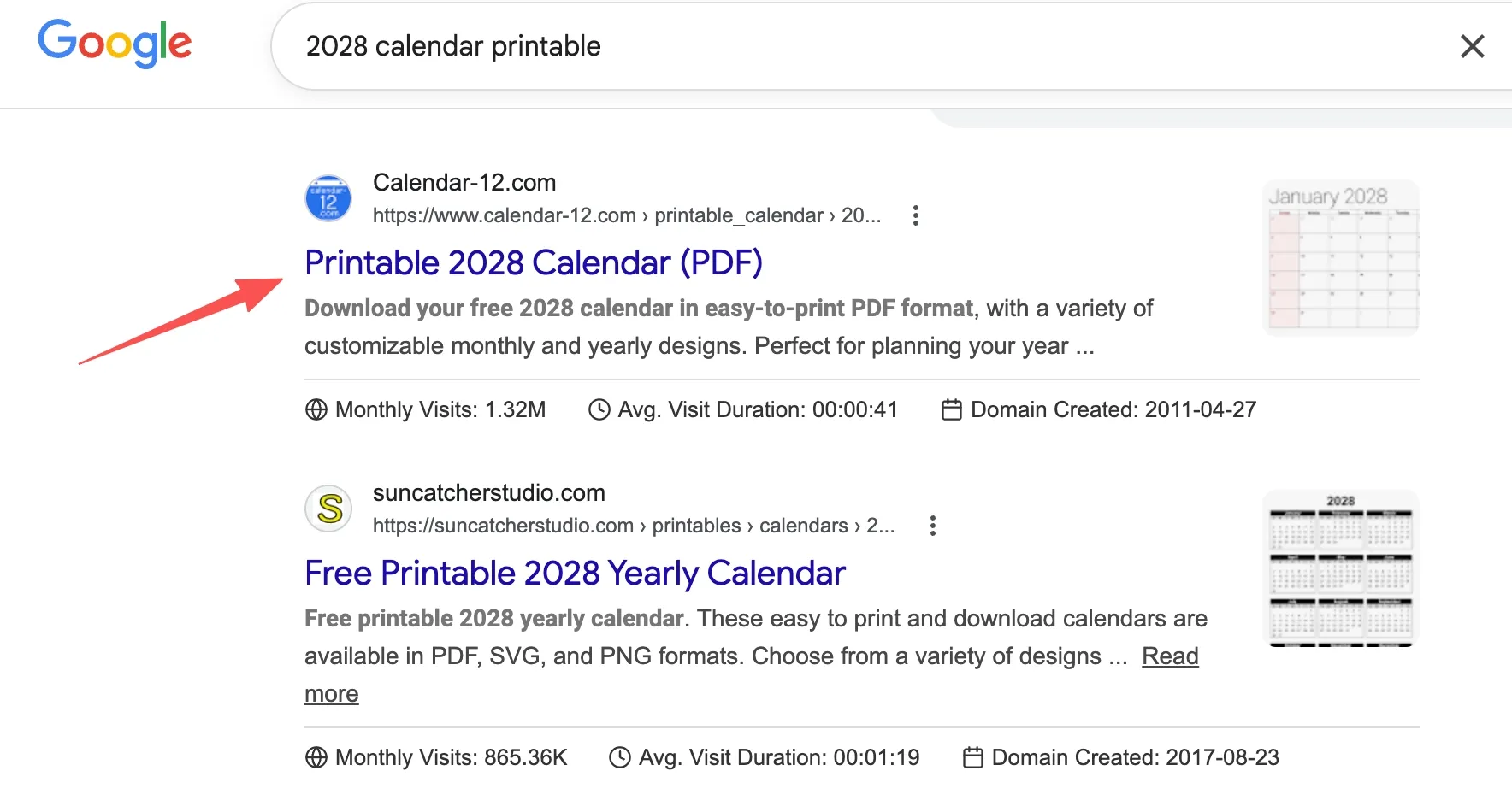 2028 page is pre-positioned too