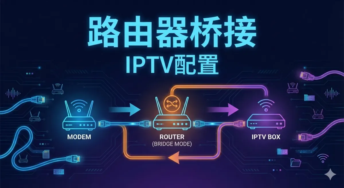 Converting Optical Modem from Router to Bridge Mode While Supporting IPTV