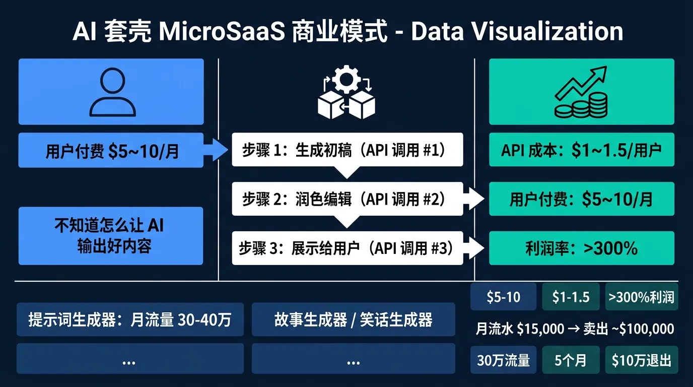 MicroSaaS wrapper economics: from API cost to 300%+ margins